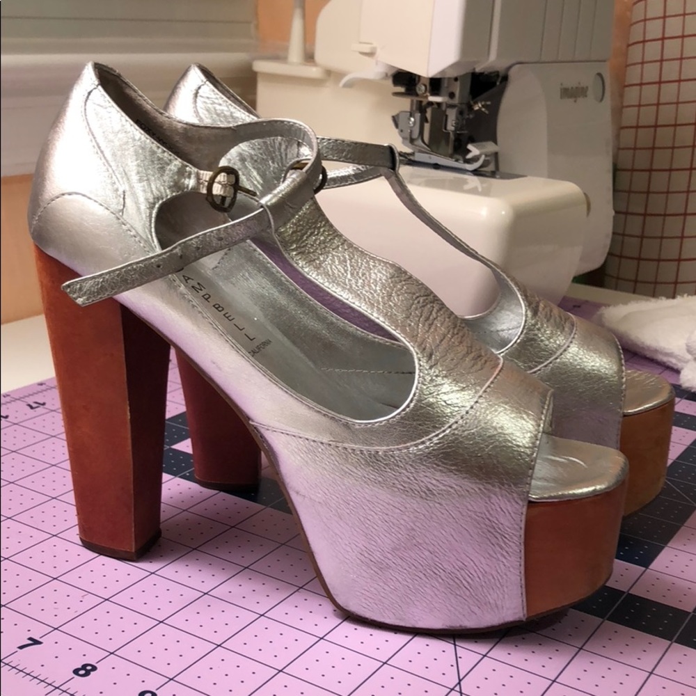Gently used Jeffrey Campbell Platform Sandals